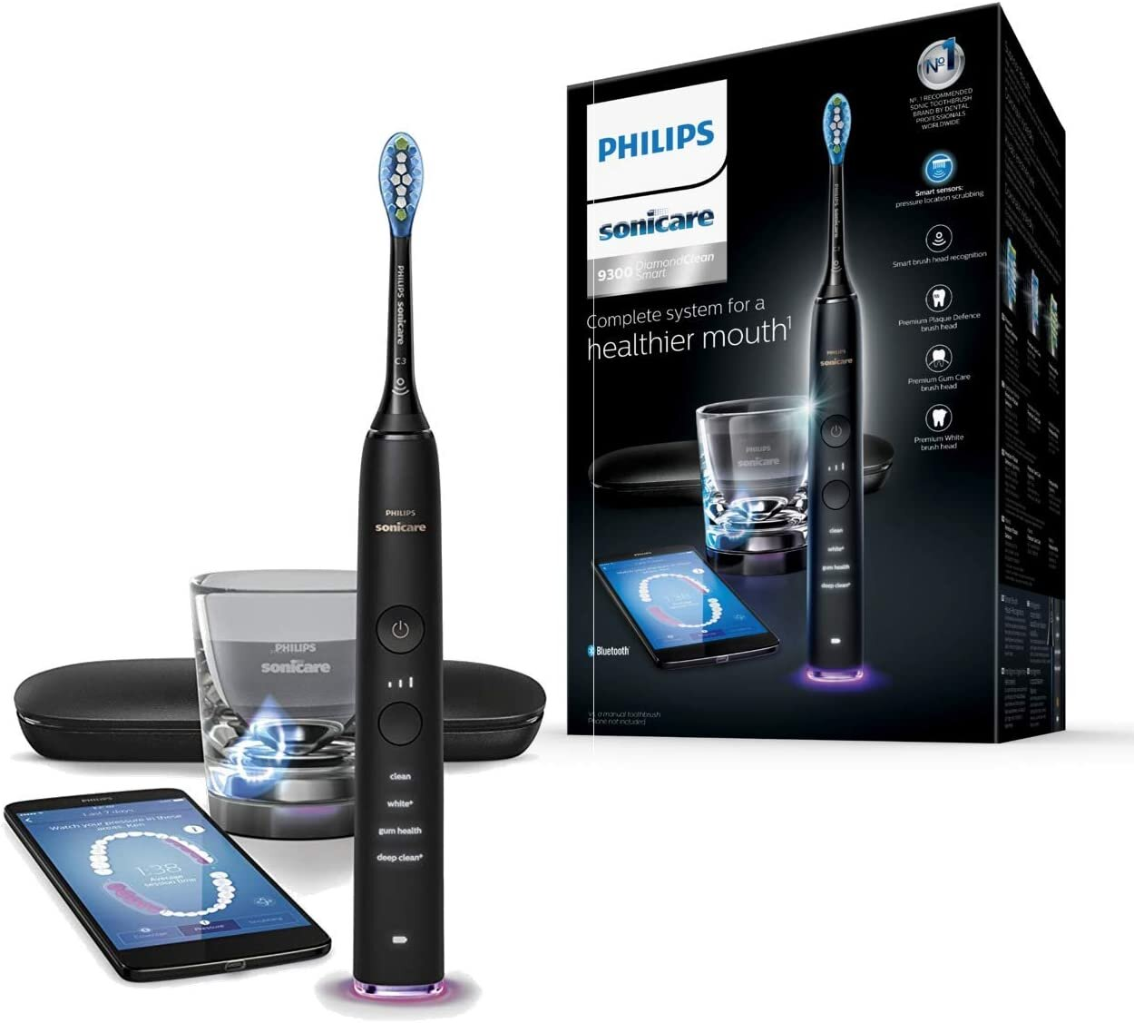 Szczoteczka soniczna PHILIPS SONICARE DiamondClean Smart HX9903/13 z aplikacją na telefon