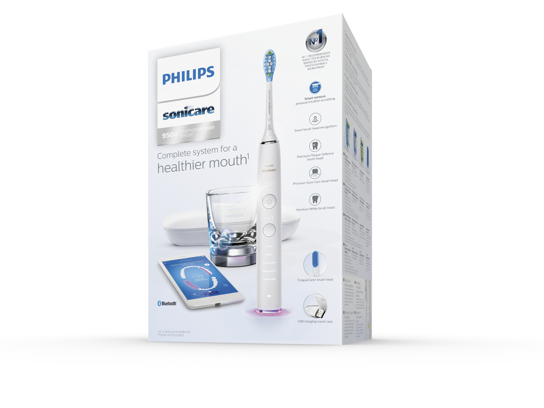 Szczoteczka soniczna PHILIPS SONICARE DiamondClean Smart HX9924/07 z aplikacją na telefon