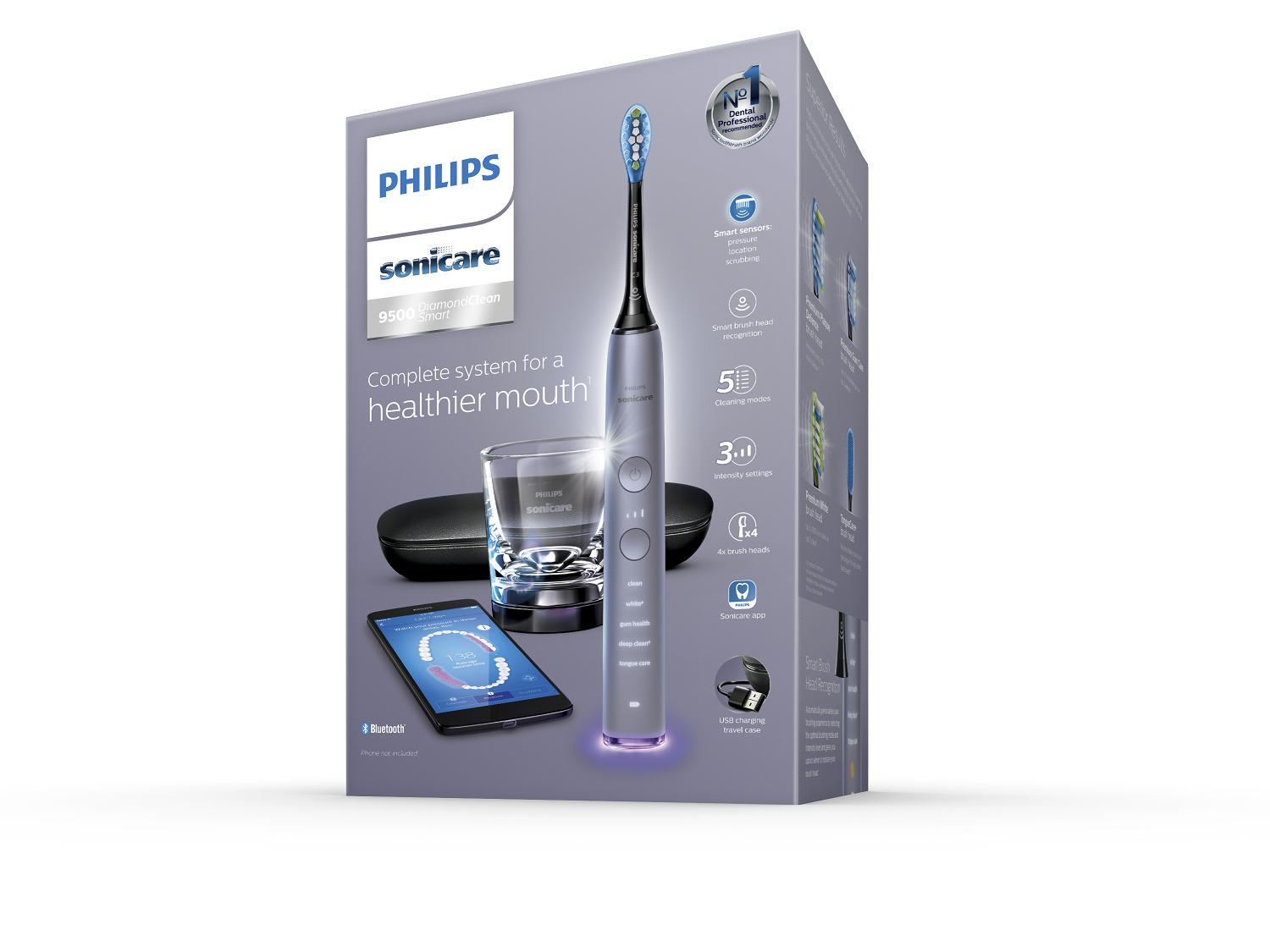 Szczoteczka soniczna PHILIPS SONICARE DiamondClean Smart HX9924/47 z aplikacją na telefon