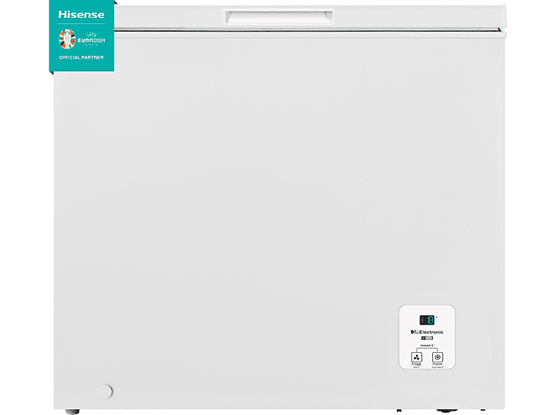 REACONDICIONADO Seminuevo Excelente Congelador horizontal - Hisense FT247D4AWYLE, 191 l, 85.3 cm, Congelación rápida, Blanco