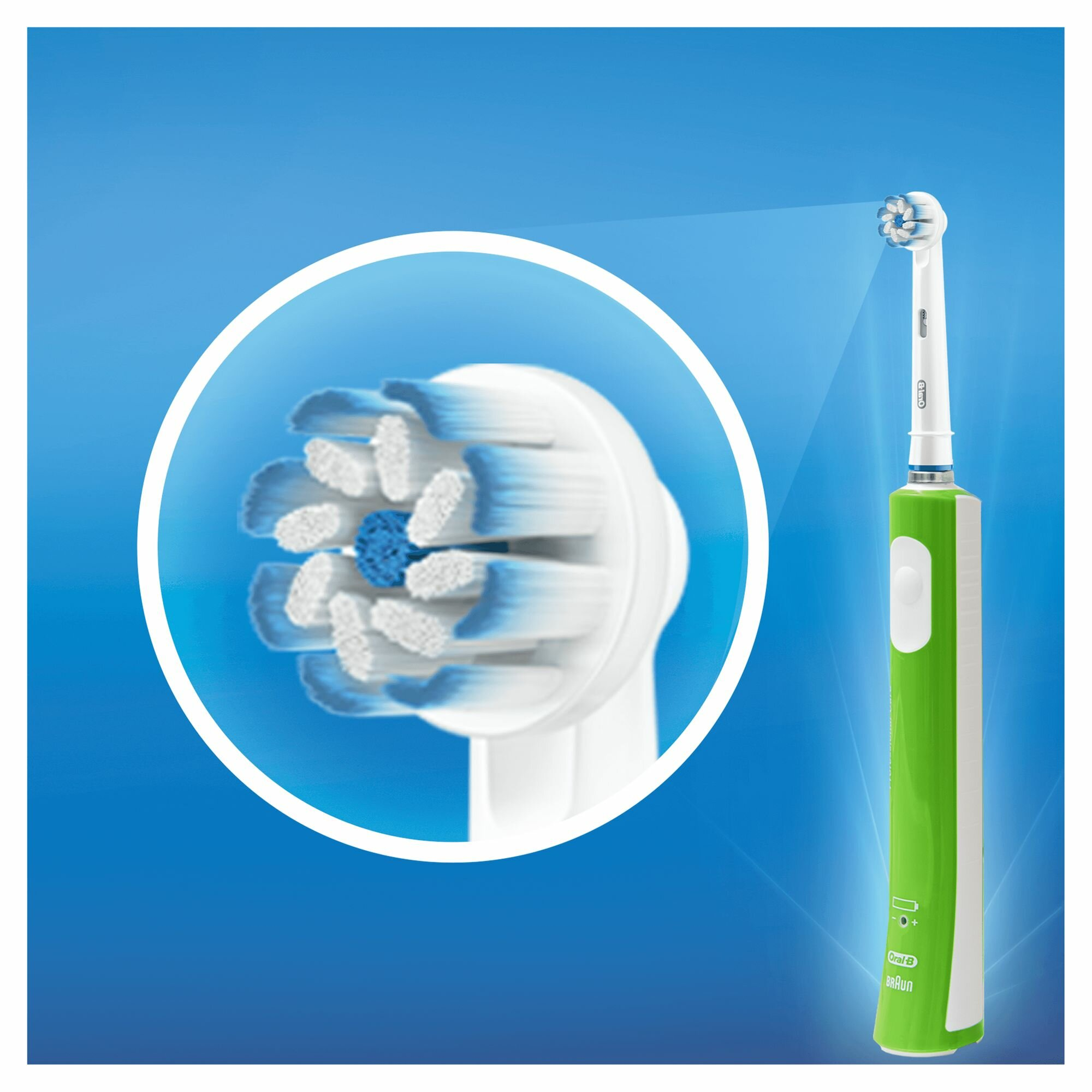 Szczoteczka elektryczna dla dzieci ORAL-B D16 Junior Zielona