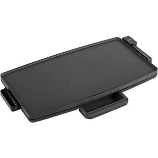 Plancha de asar - Jata JEGR1603, 2400 W, Recubrimiento antiadherente, Asas de toque frío, Bandeja recogesalsas Negro