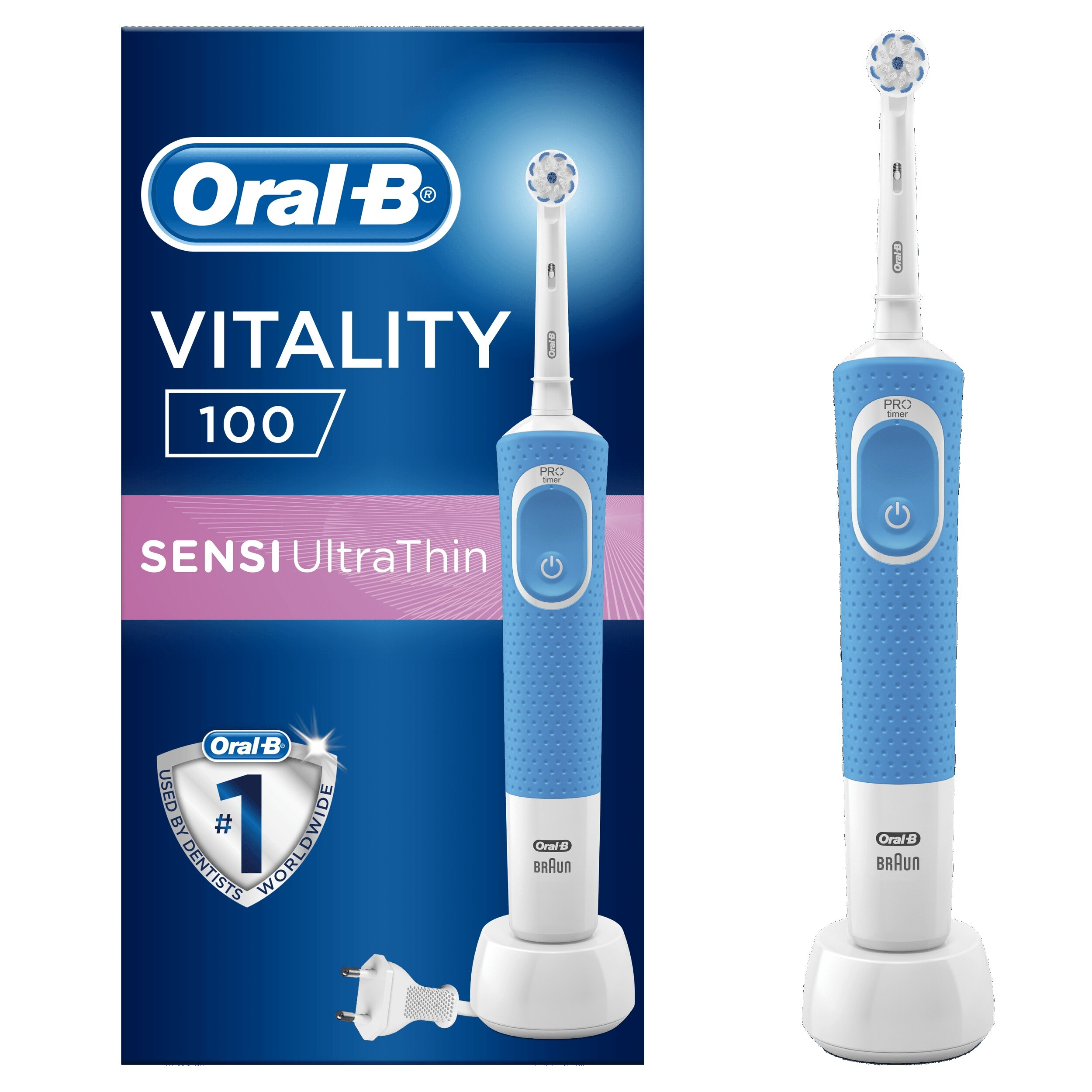 Szczoteczka elektryczna ORAL-B D100 Blue Sensitive