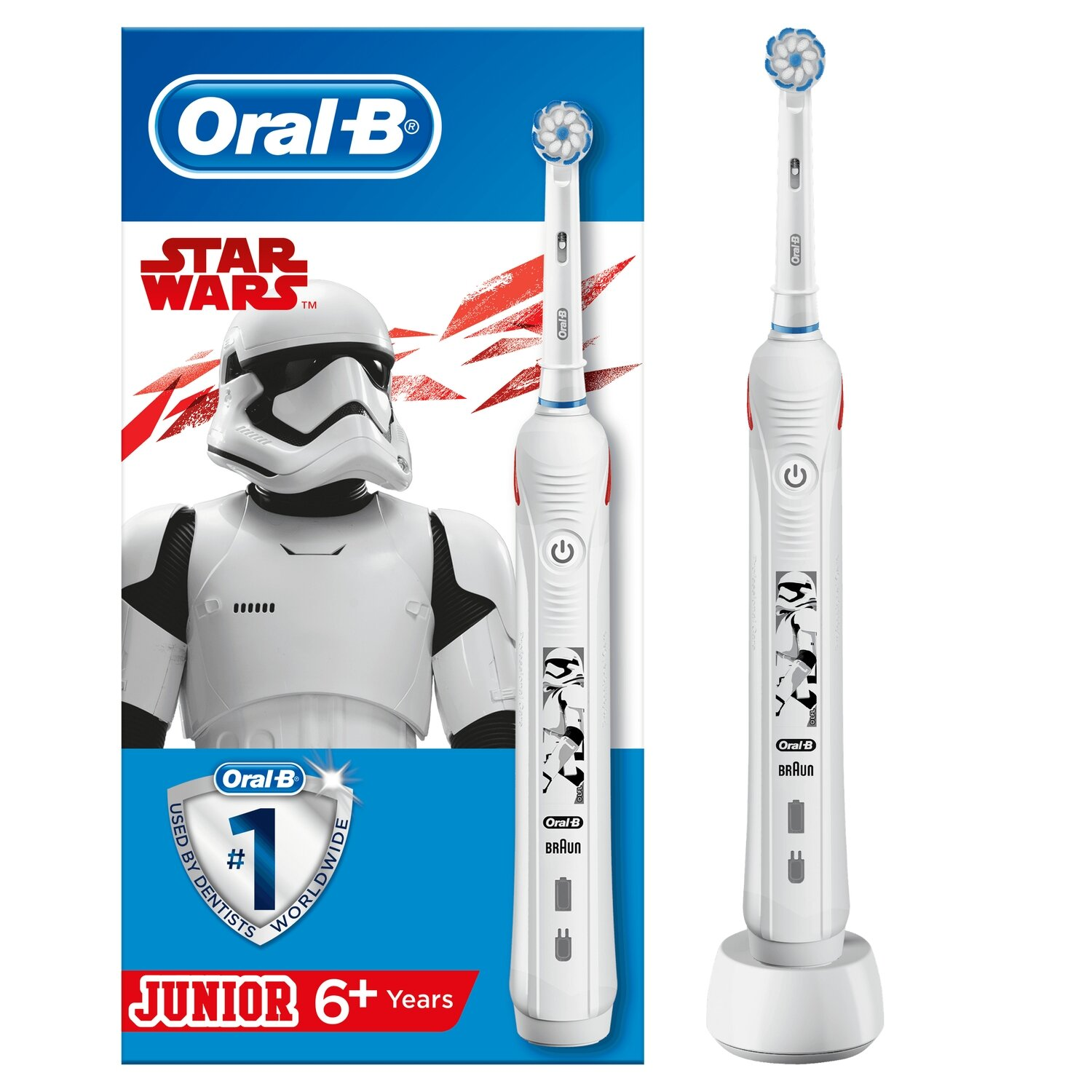 Szczoteczka elektryczna dla dzieci ORAL-B D501 Junior Gwiezdne Wojny