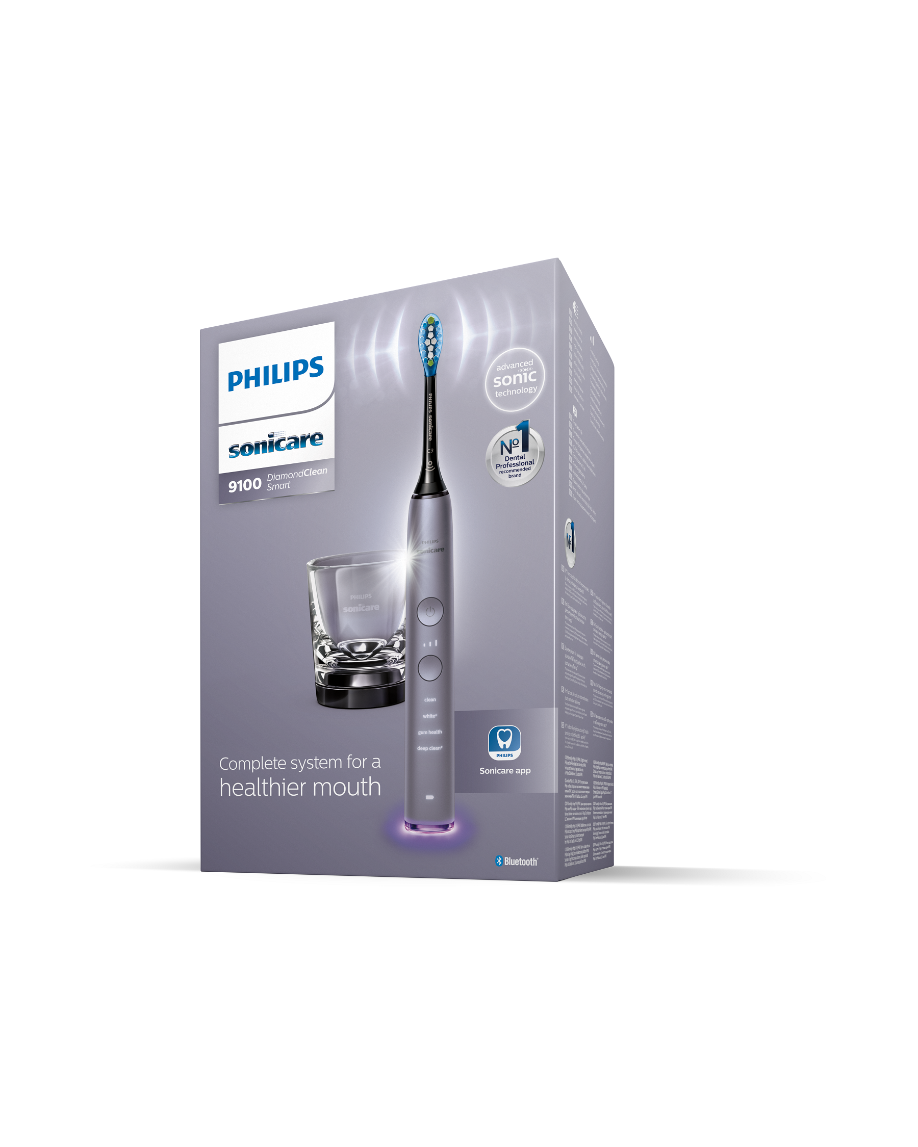 Szczoteczka soniczna PHILIPS SONICARE DiamondClean Smart 9100 HX9901/43 z aplikacją na telefon