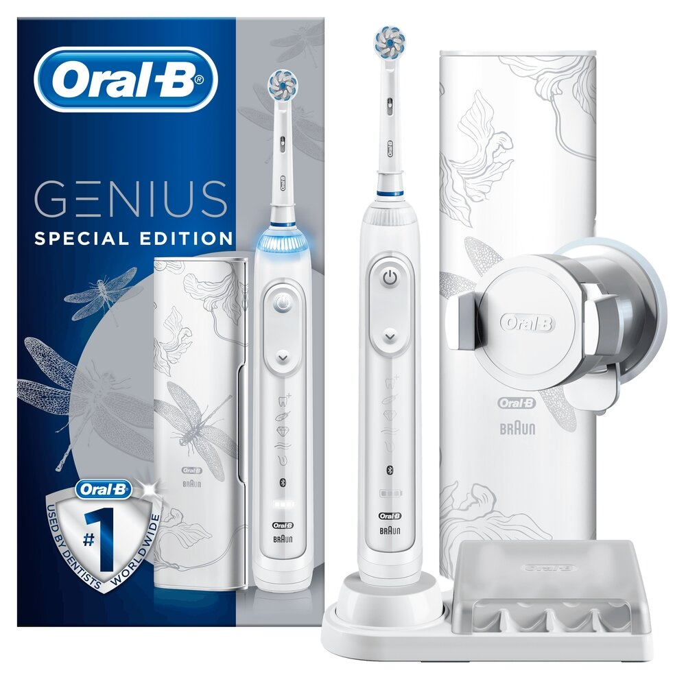 Szczoteczka elektryczna ORAL-B Genius 10000N Lotus White SPECIAL EDITION