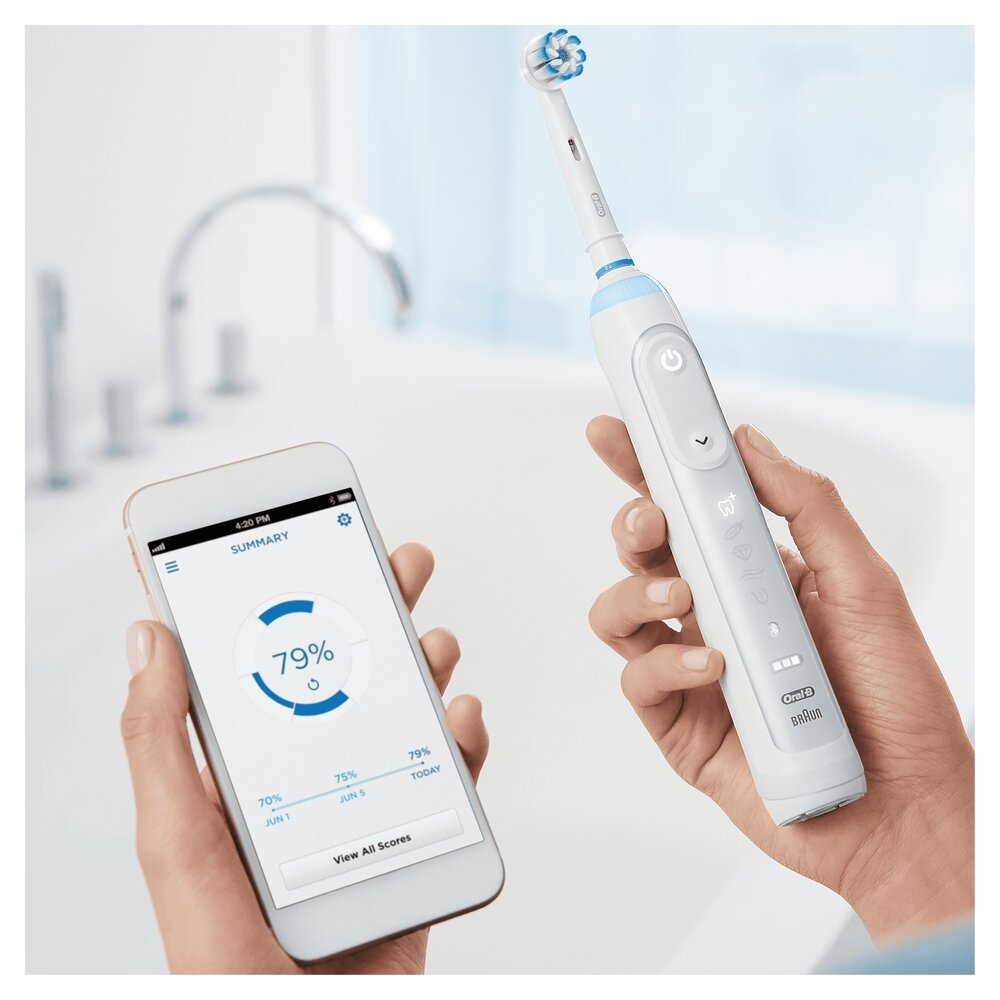 Szczoteczka elektryczna ORAL-B Genius 10000N Lotus White SPECIAL EDITION