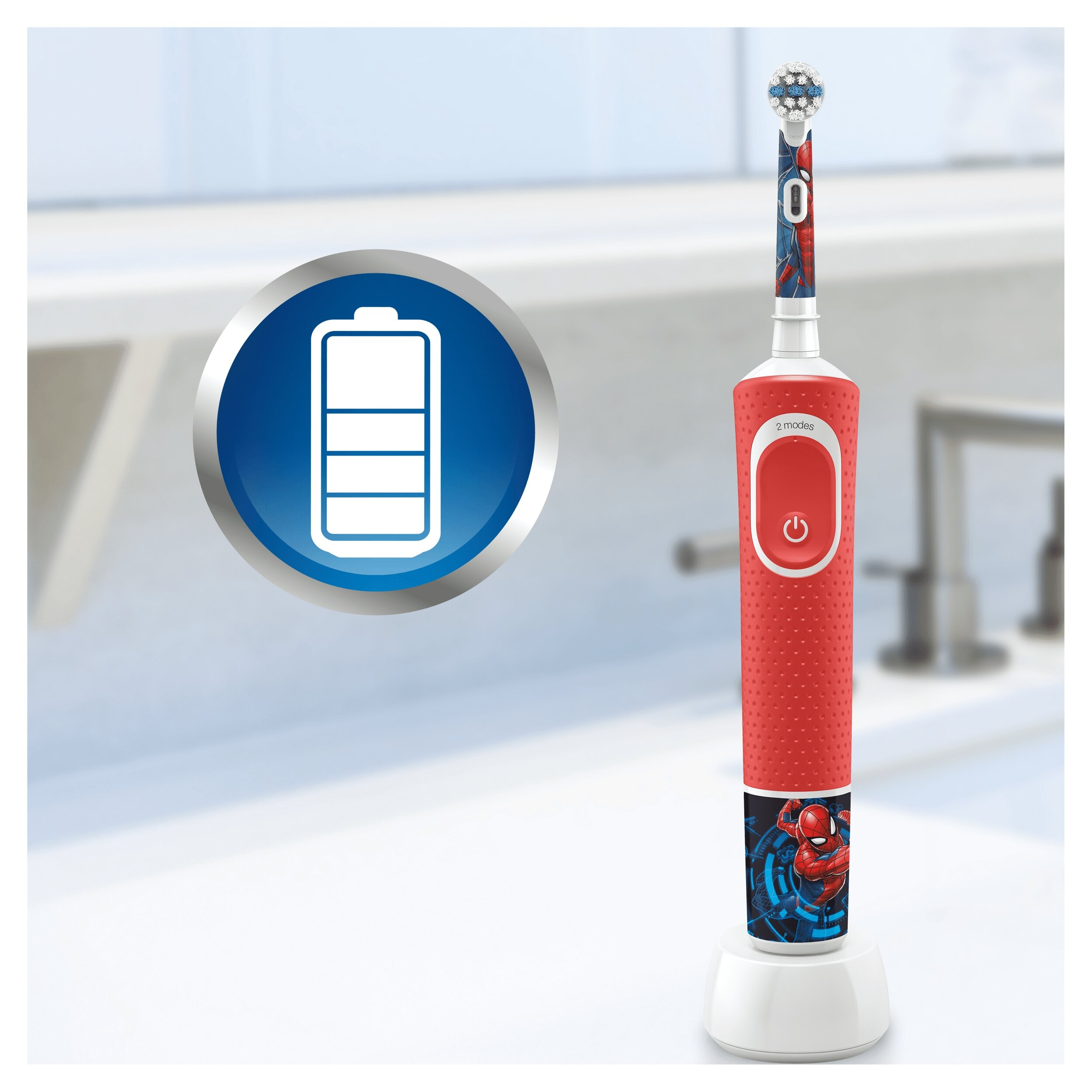 Szczoteczka elektryczna dla dzieci ORAL-B D100 Junior Spiderman