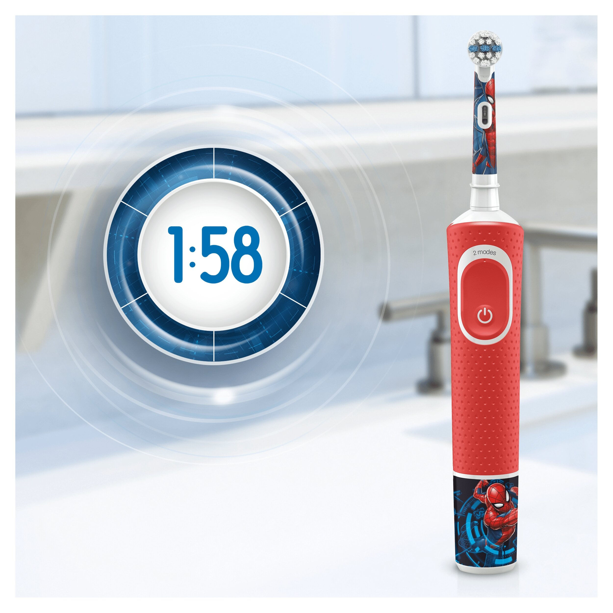 Szczoteczka elektryczna dla dzieci ORAL-B D100 Junior Spiderman