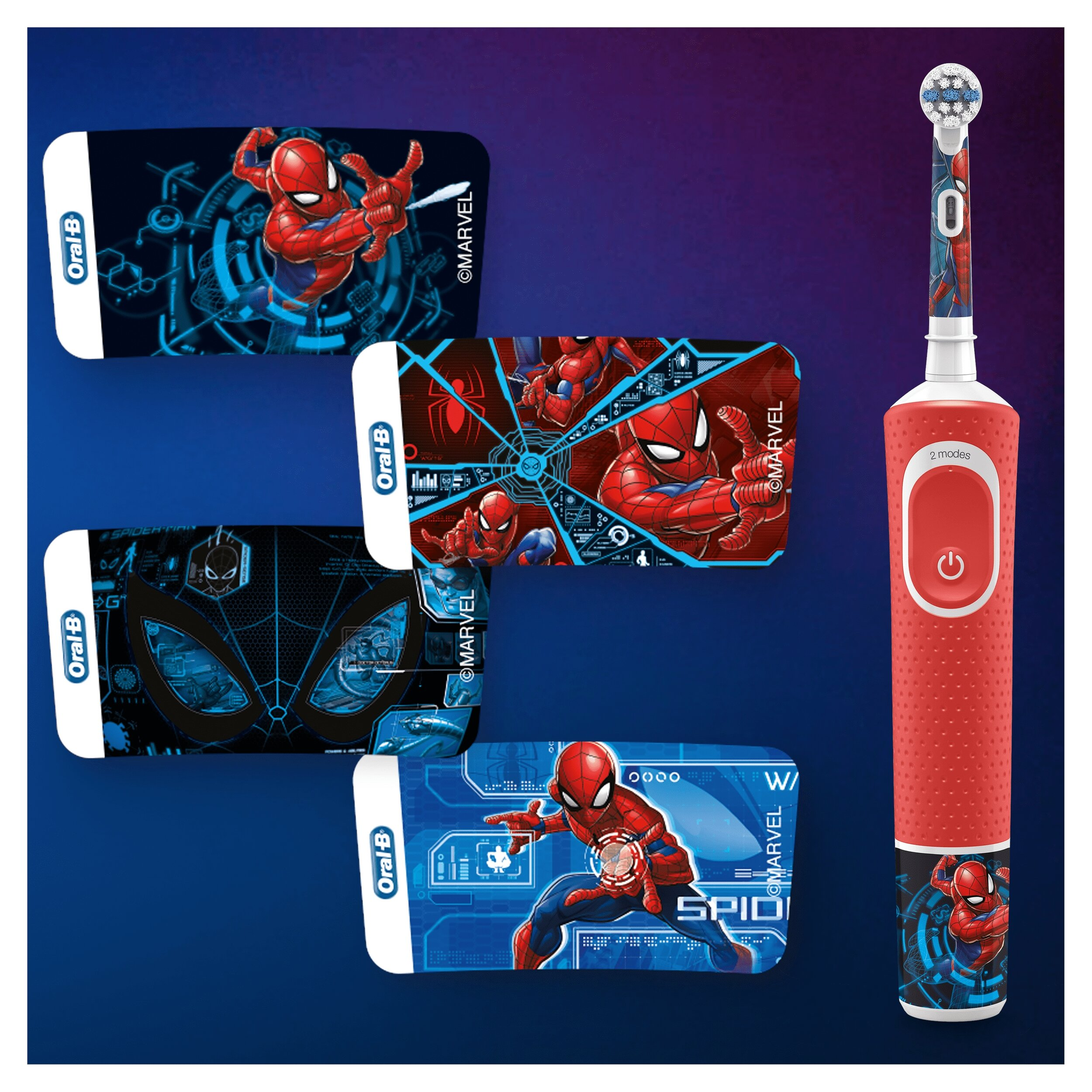 Szczoteczka elektryczna dla dzieci ORAL-B D100 Junior Spiderman