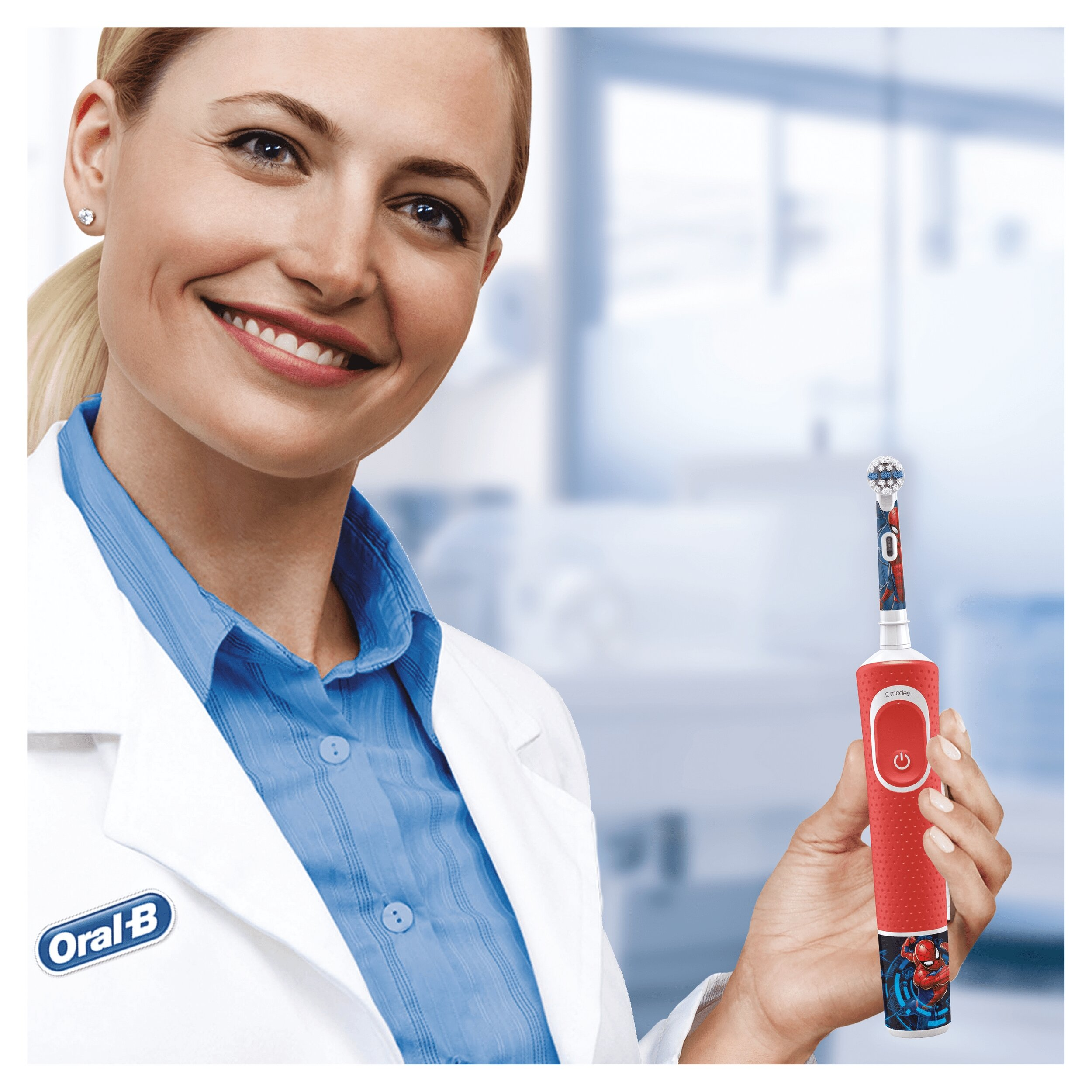 Szczoteczka elektryczna dla dzieci ORAL-B D100 Junior Spiderman