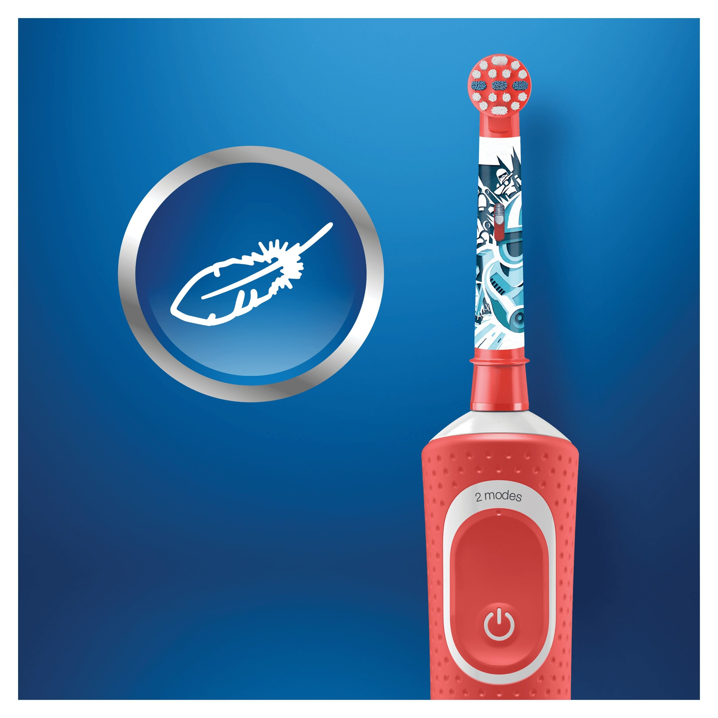Szczoteczka elektryczna dla dzieci ORAL-B D100 Junior „Gwiezdne Wojny” + etui podróżne