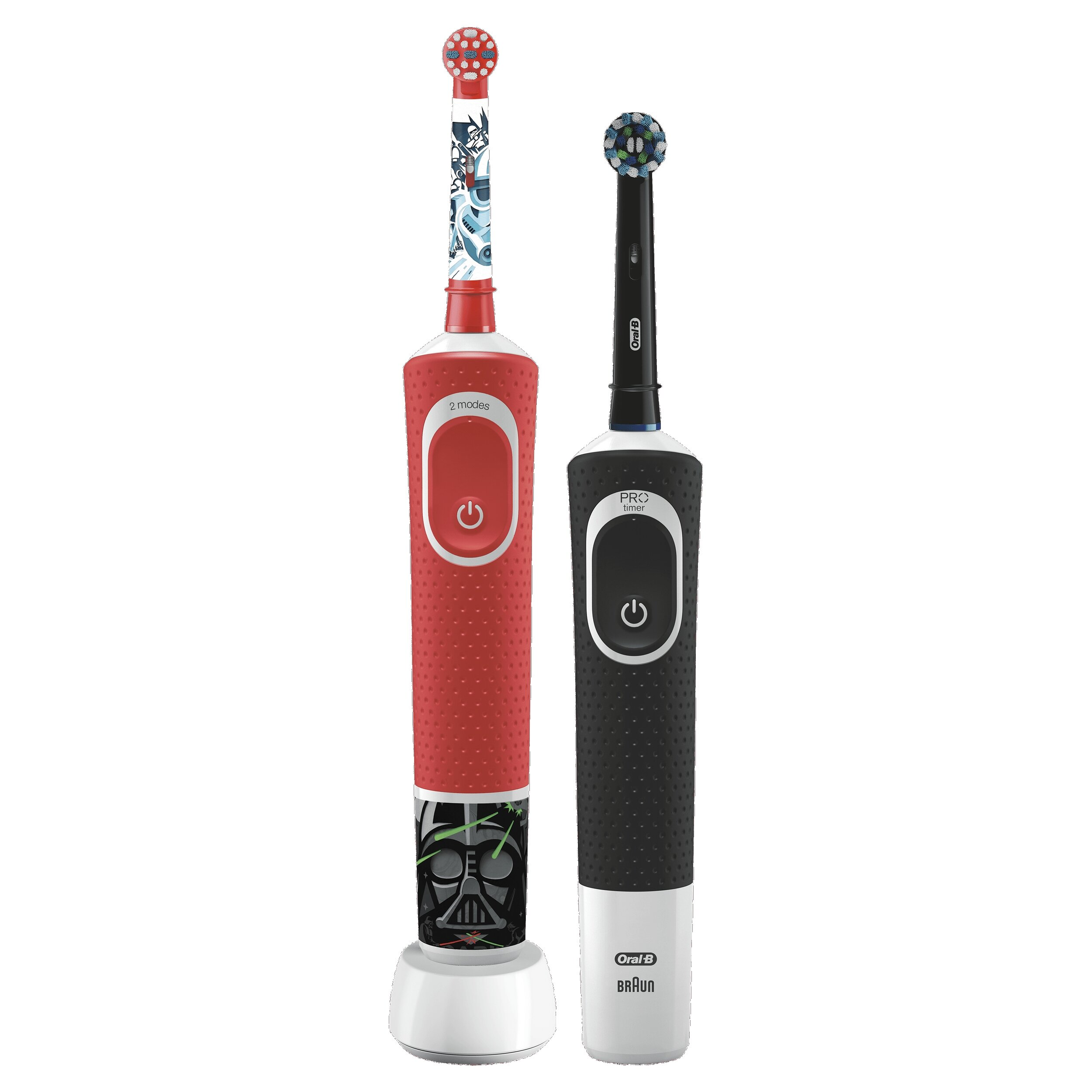 Zestaw szczoteczek elektrycznych dla dzieci ORAL-B D100 BK Family Vitality + D100 Junior „Gwiezdne Wojny”