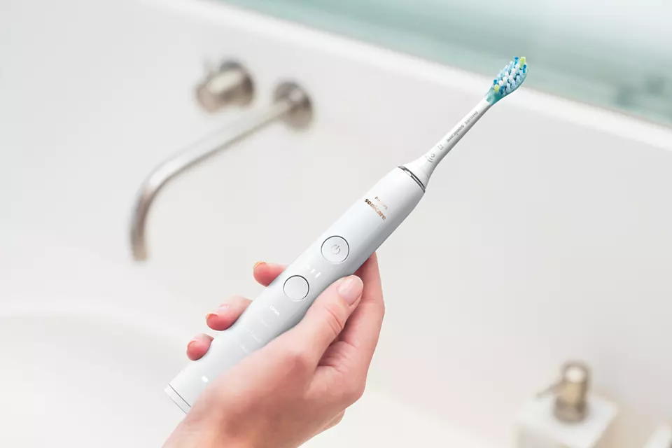 Zestaw szczoteczek sonicznych PHILIPS SONICARE HX9914/55 DiamondClean 9000 z aplikacją na telefon
