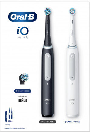 Zestaw szczoteczek magnetycznych ORAL-B iO4 DUO Black&White