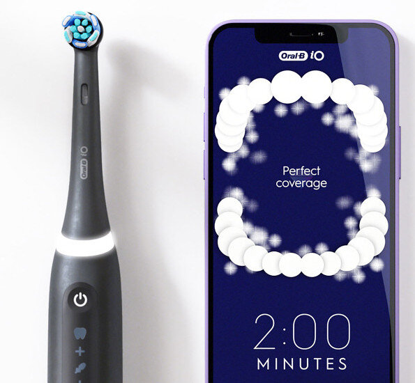 Zestaw szczoteczek magnetycznych ORAL-B iO5 DUO Black&White