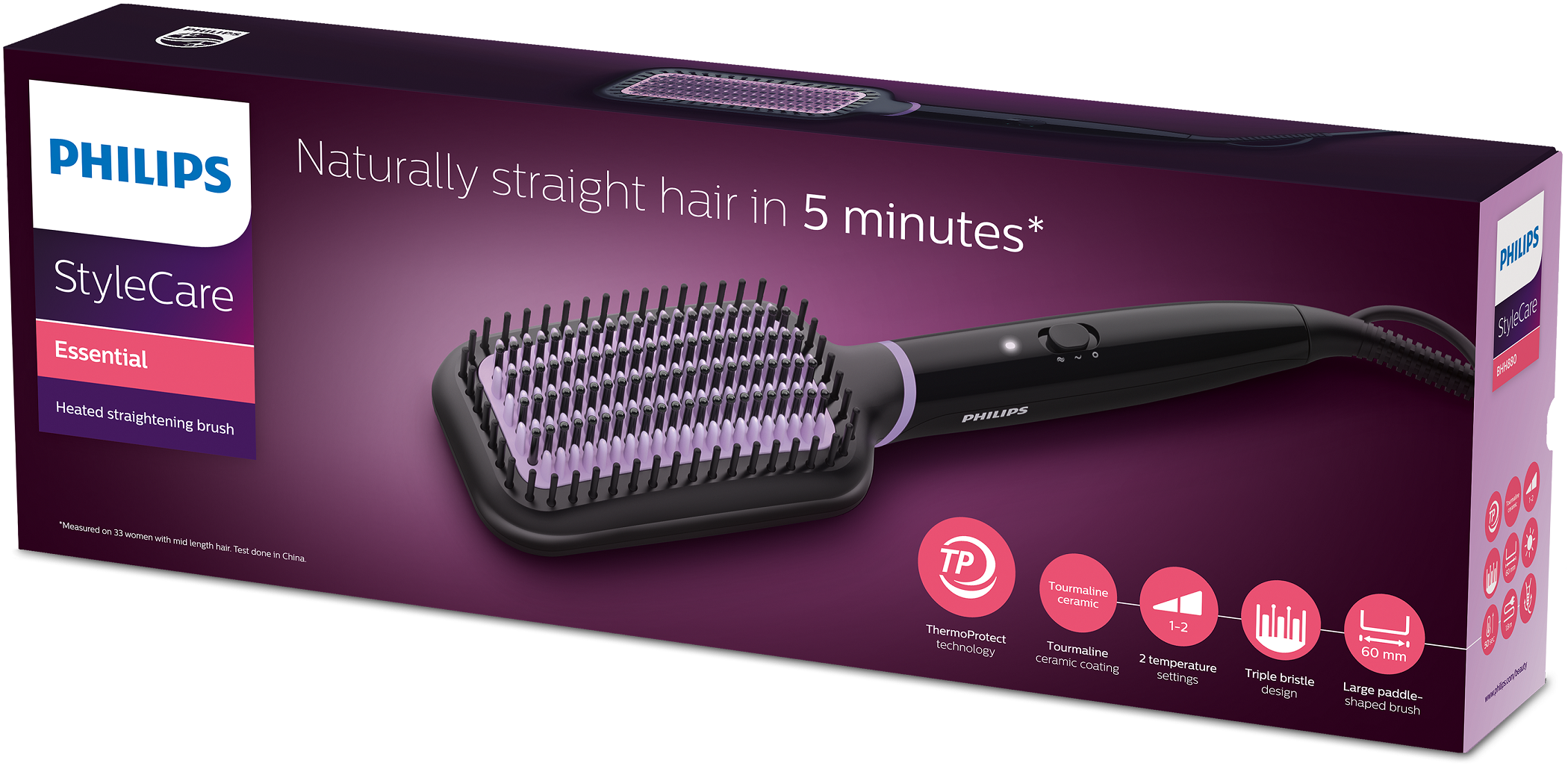 Szczotka prostująca PHILIPS StyleCare Essential BHH880/00