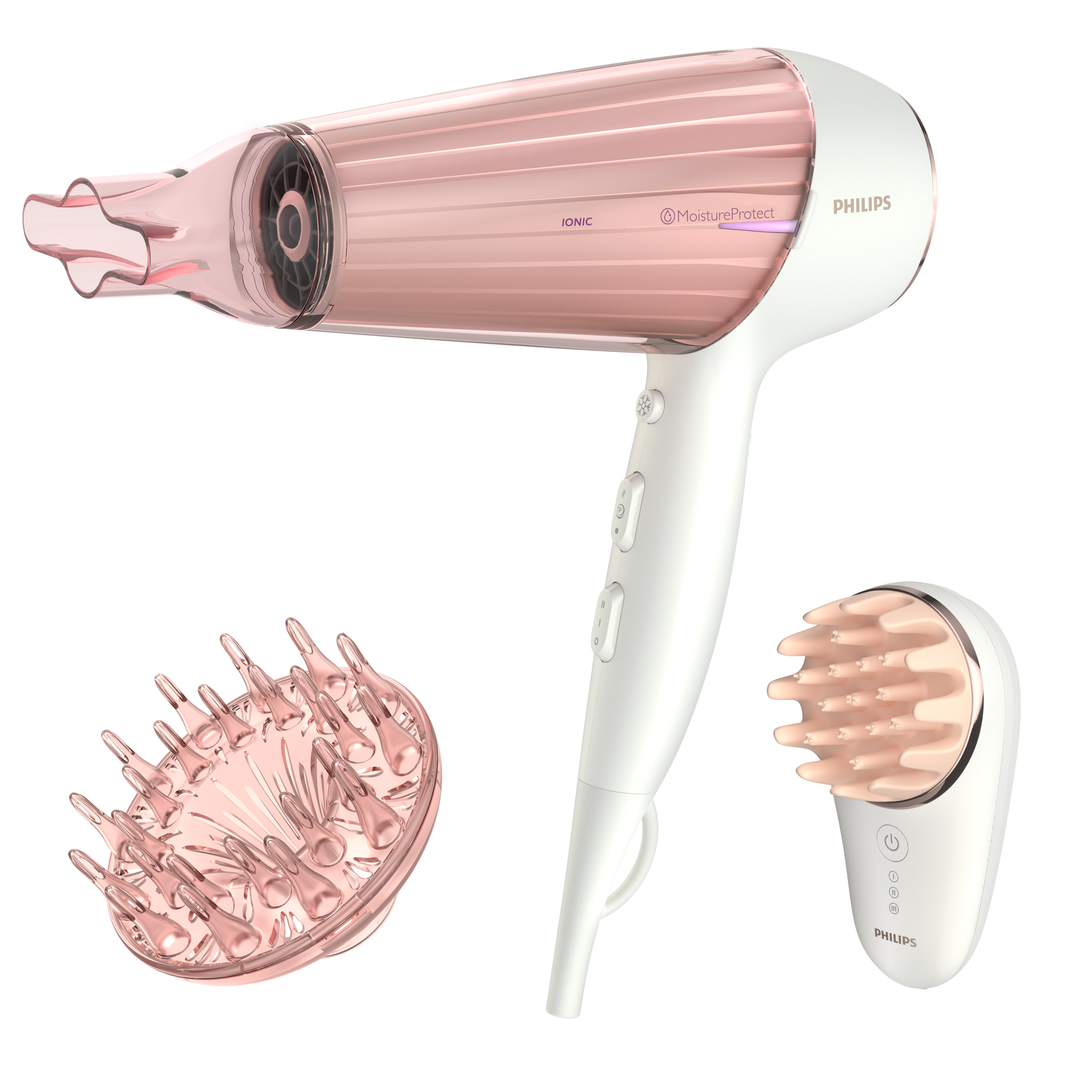 Suszarka do włosów PHILIPS DryCare Prestige MoistureProtect HP8283/00 z Masażerem do skóry głowy