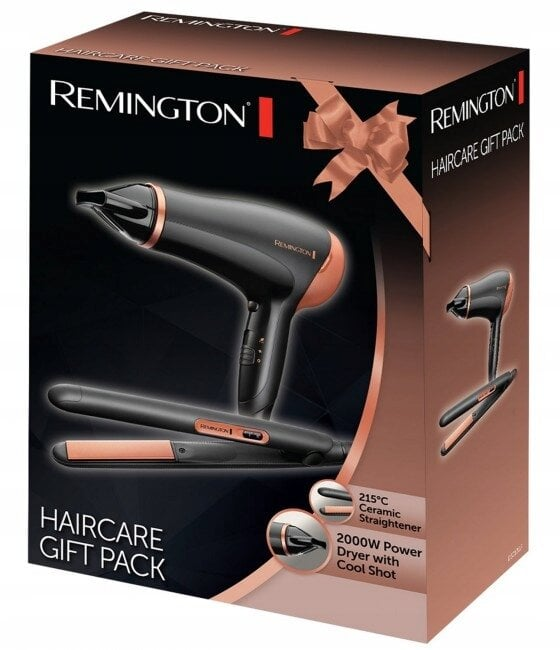 Zestaw suszarka i prostownica do włosów REMINGTON D3012GP Haircare Giftpack
