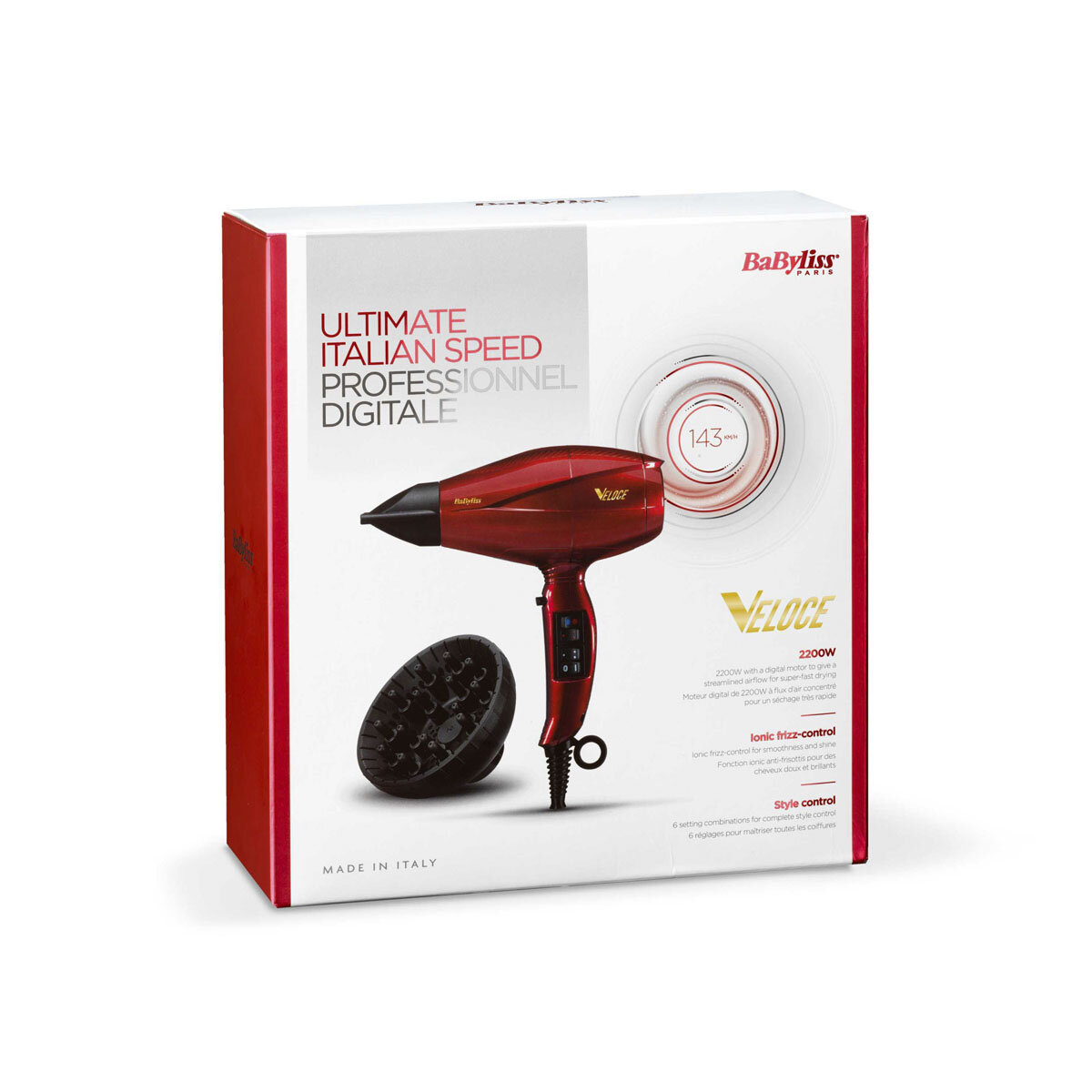 Suszarka do włosów BABYLISS 6750DE Veloce