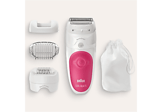 BRAUN Silk-Épil 5 5600 Sensosmart Kablosuz 3 Ek Parçalı 2'si 1 Arada Epilasyon Cihazı_3