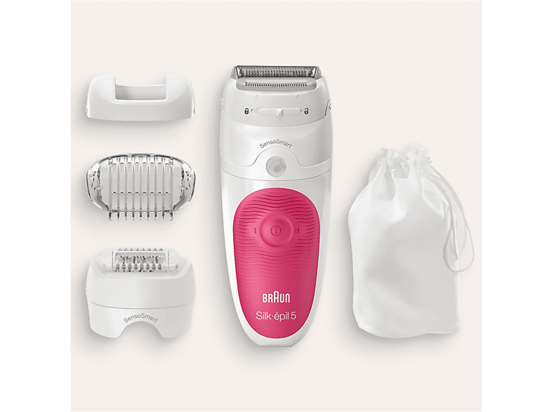 BRAUN Silk-Épil 5 5600 Sensosmart Kablosuz 3 Ek Parçalı 2'si 1 Arada Epilasyon Cihazı_3