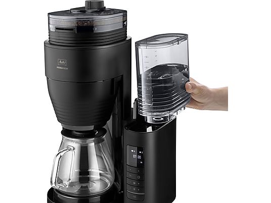MELITTA AromaFresh ProX - Machine à café filtre avec moulin (Noir)