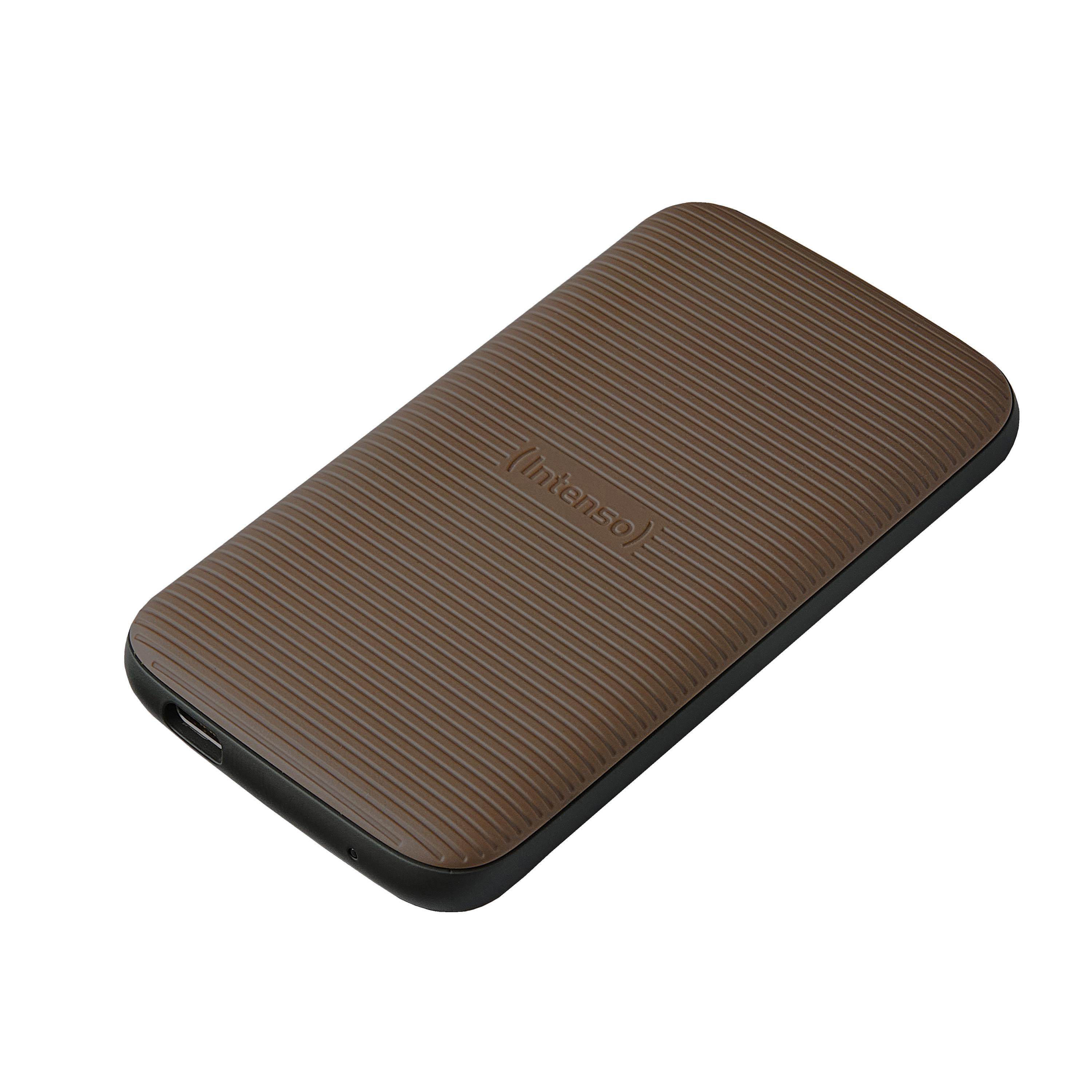 1 Braun extern, SSD, INTENSO TX500 TB Portable SSD,