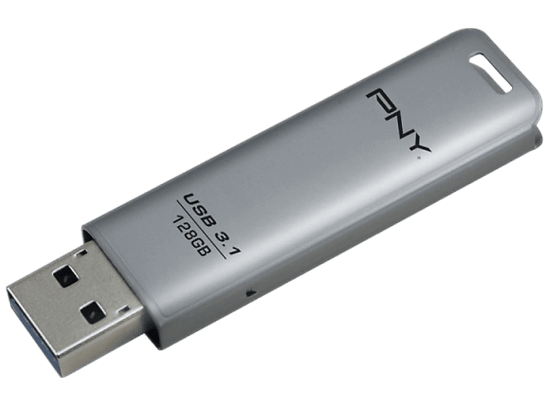 PNY Usb 3.2-stick Elite Steel 128 Gb (pnyfd128esteel)