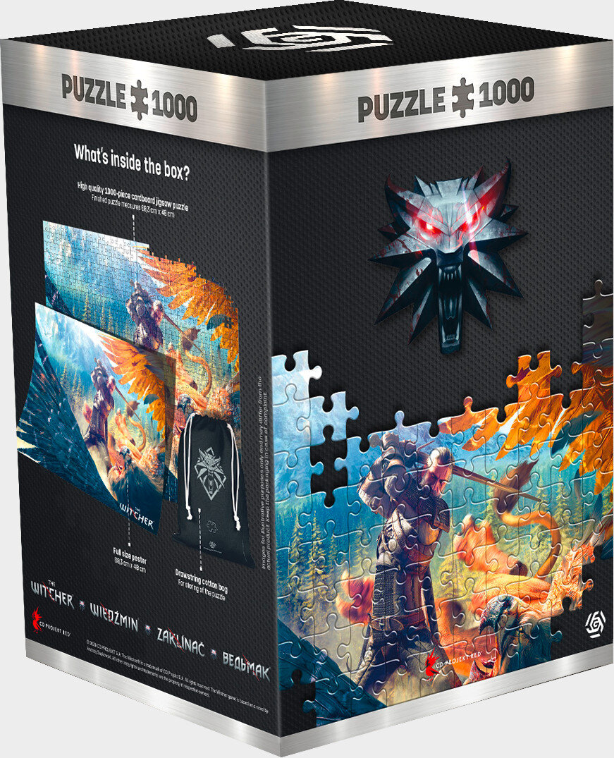 Puzzle GOOD LOOT Wiedźmin Griffin Fight