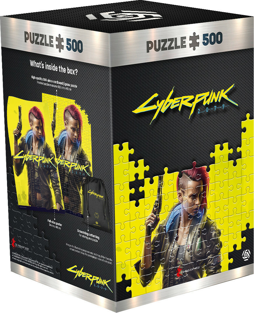 Puzzle GOOD LOOT Cyberpunk 2077: Keyart Female V puzzles 500