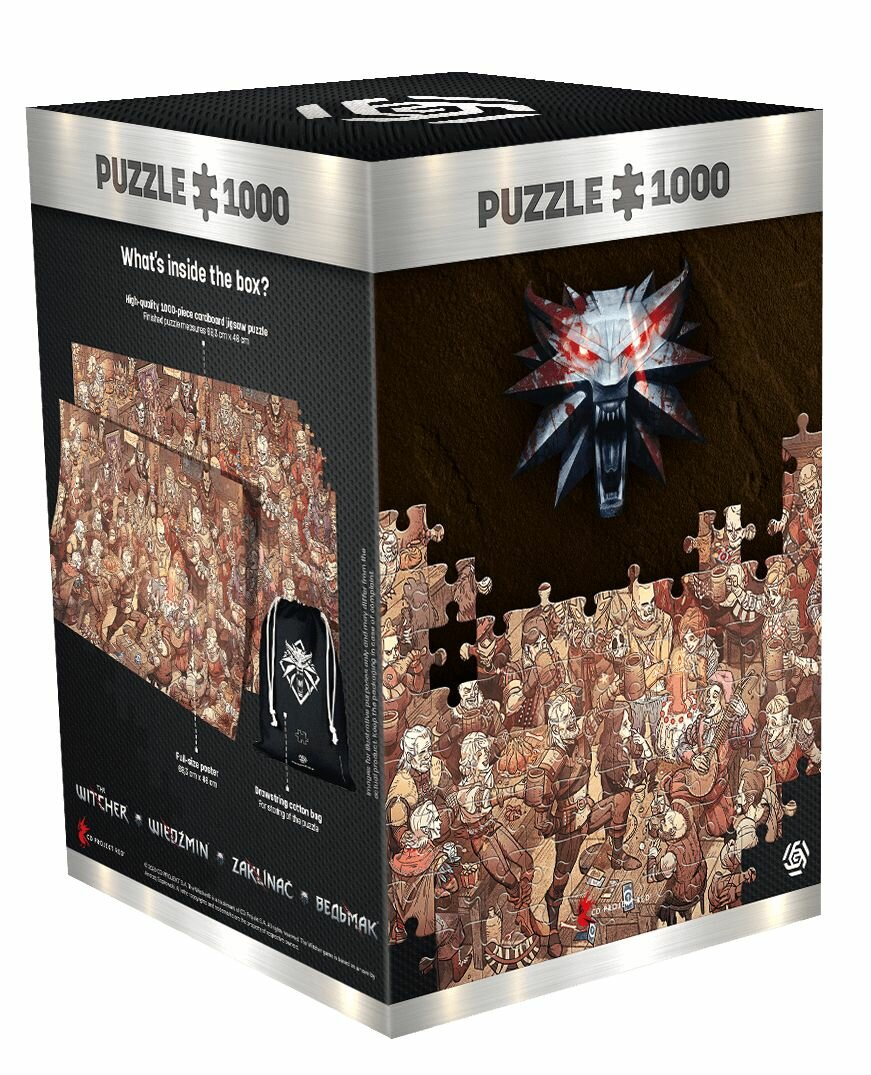 Puzzle GOOD LOOT Wiedźmin: Birthday 1000 elementów