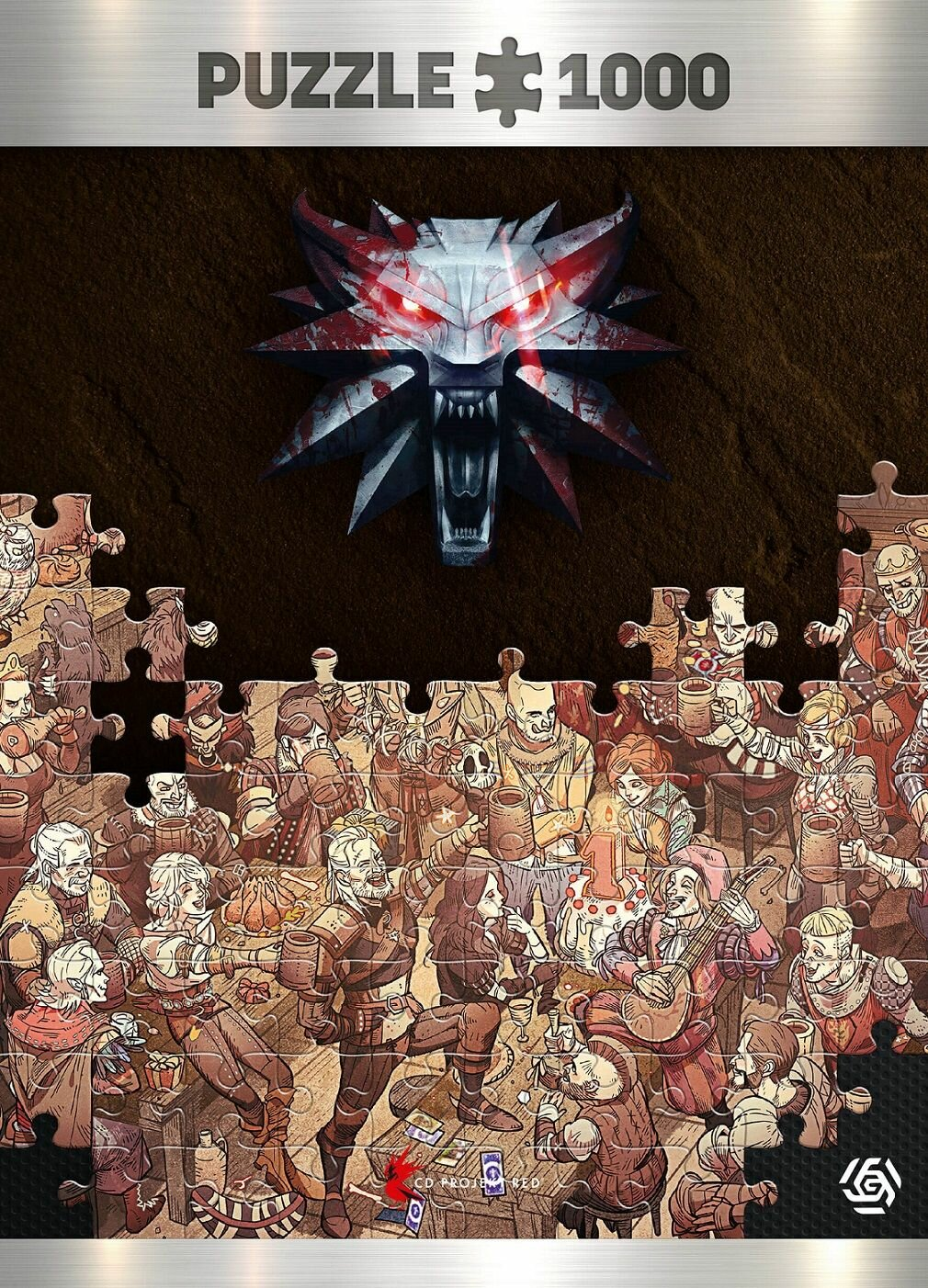 Puzzle GOOD LOOT Wiedźmin: Birthday 1000 elementów