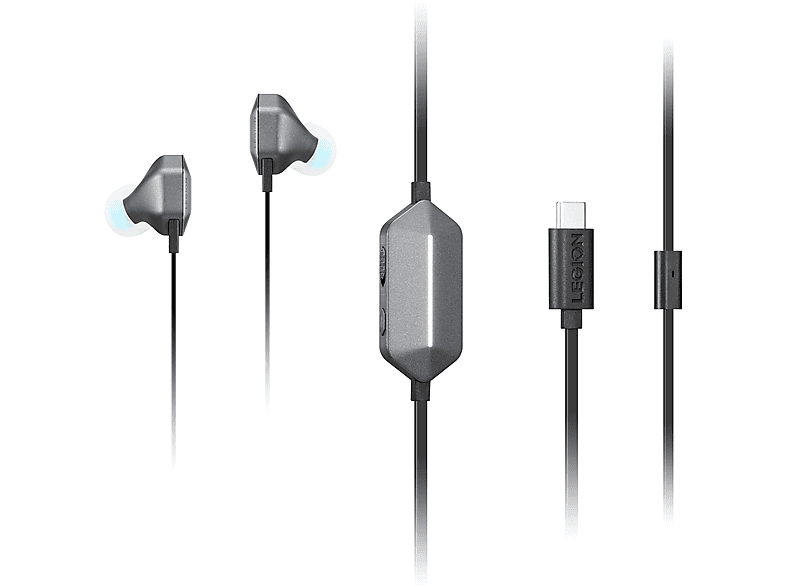 Thumbnail - LENOVO Legion E510 7.1 RGB In-Ear-Kopfhörer, In-ear Gaming Headset Schwarz