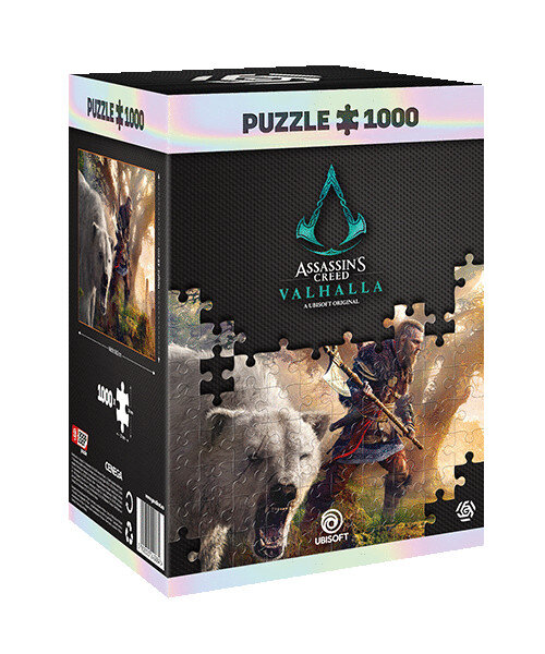Puzzle GOOD LOOT Premium Puzzle Assassin's Creed Valhalla: Eivor & Polar Bear (1000 elementów)