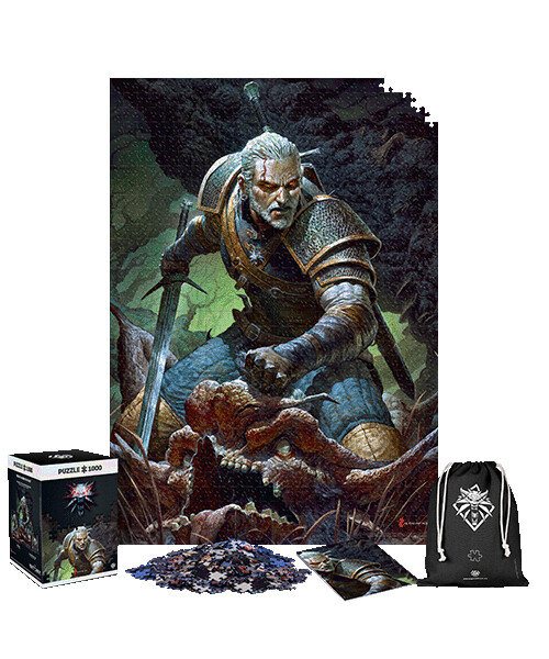 Puzzle GOOD LOOT Premium The Witcher (Wiedźmin): Dark World (1000 elementów)