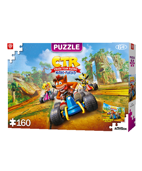 Puzzle GOOD LOOT Kids Puzzle: Crash Team Racing Nitro-Fueled (160 elementów)