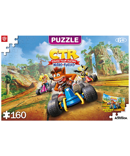 Puzzle GOOD LOOT Kids Puzzle: Crash Team Racing Nitro-Fueled (160 elementów)
