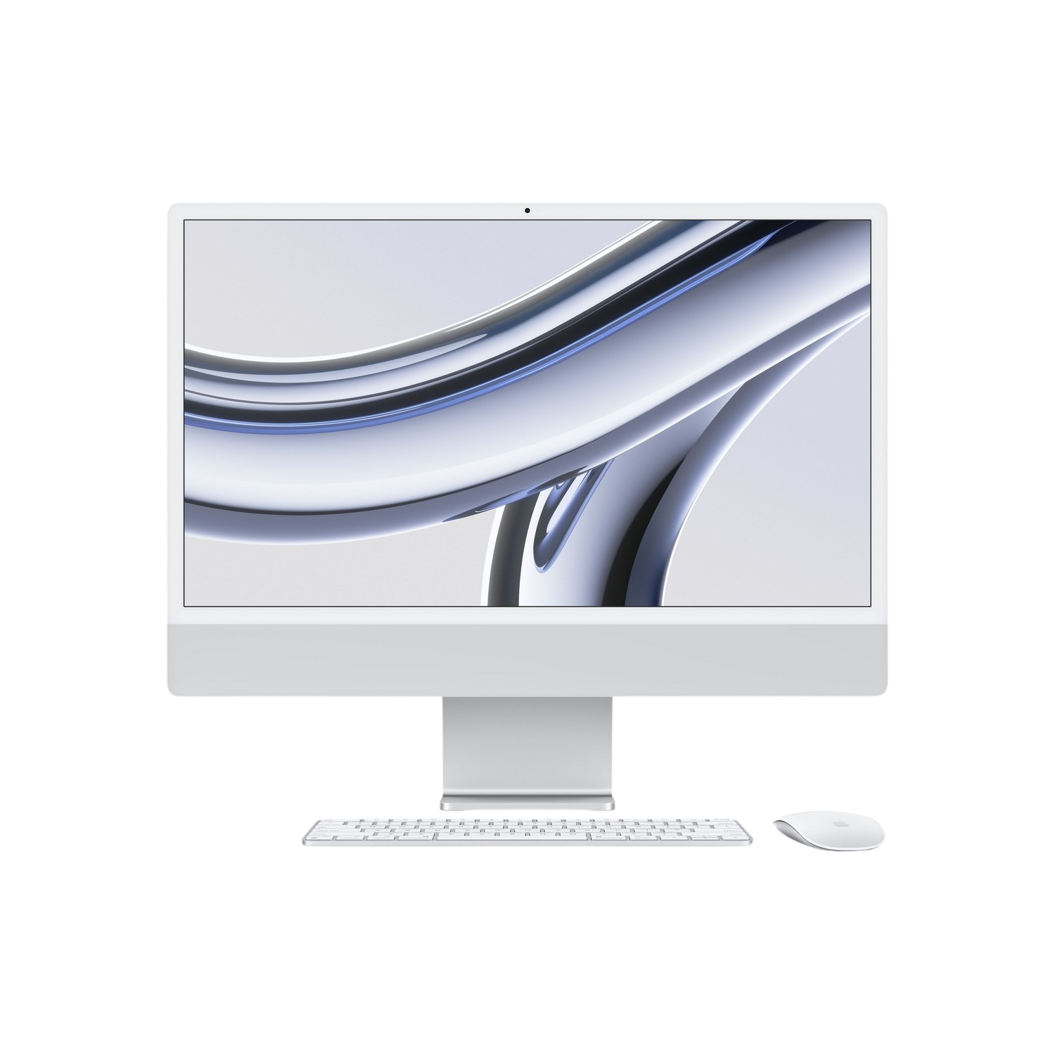 APPLE iMac 24" M3 256 GB Silver 2023 AZERTY (MQR93F)