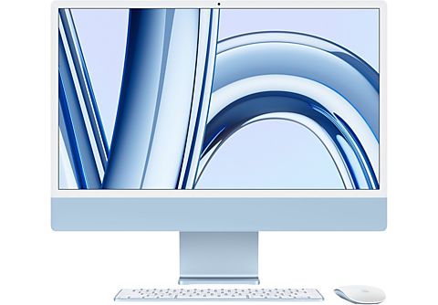 APPLE iMac 24" M3 256 GB Blue 2023 AZERTY (MQRQ3F)