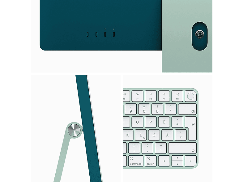 Thumbnail - APPLE iMac (2023), All-in-One PC mit 23.5 Zoll Display, Apple M3 Chip, 8 GB RAM, 10-Core GPU, 256 SSD, Grün