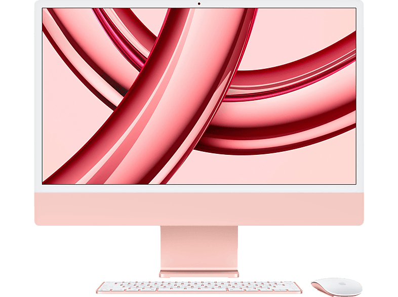 8 (2023), Rosé 23.5 iMac All-in-One Apple PC 10-Core GB Zoll mit Chip, RAM, GB GPU, SSD, M3 Display, APPLE 256