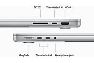 APPLE MacBook Pro 14 (2023) Zilver M3 Max - 14C - 30C - 36 GB - 1 TB