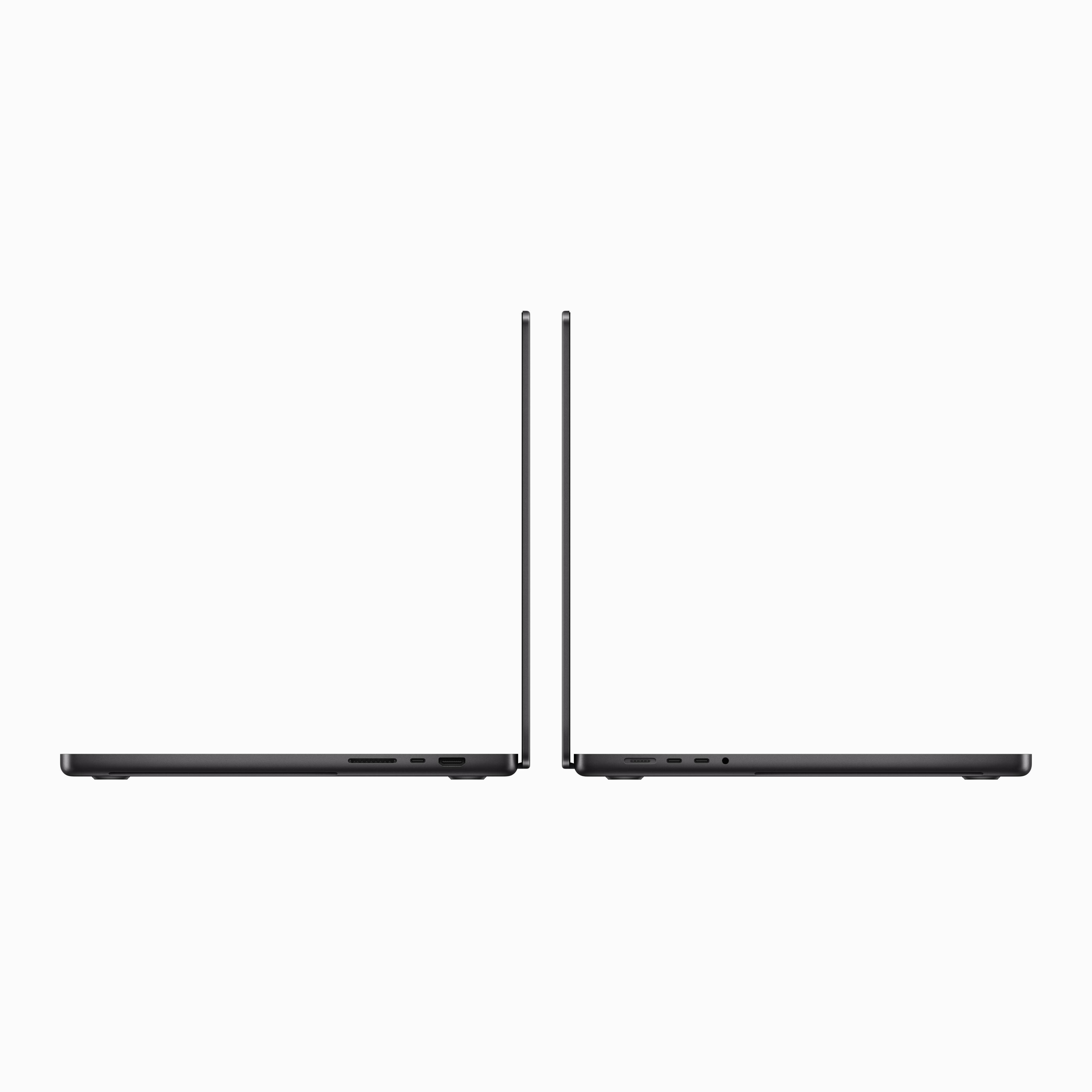 Zwei Laptops nebeneinander. Die Bildschirme zeigen nach außen.