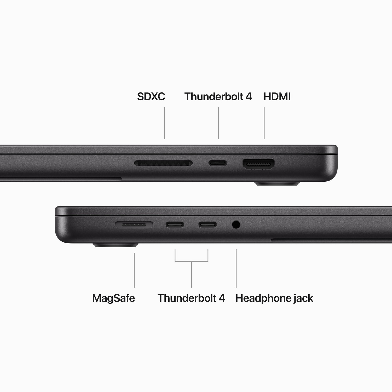 APPLE MacBook Pro 16" M3 Pro 512 GB Space Black QWERTY (MRW23)