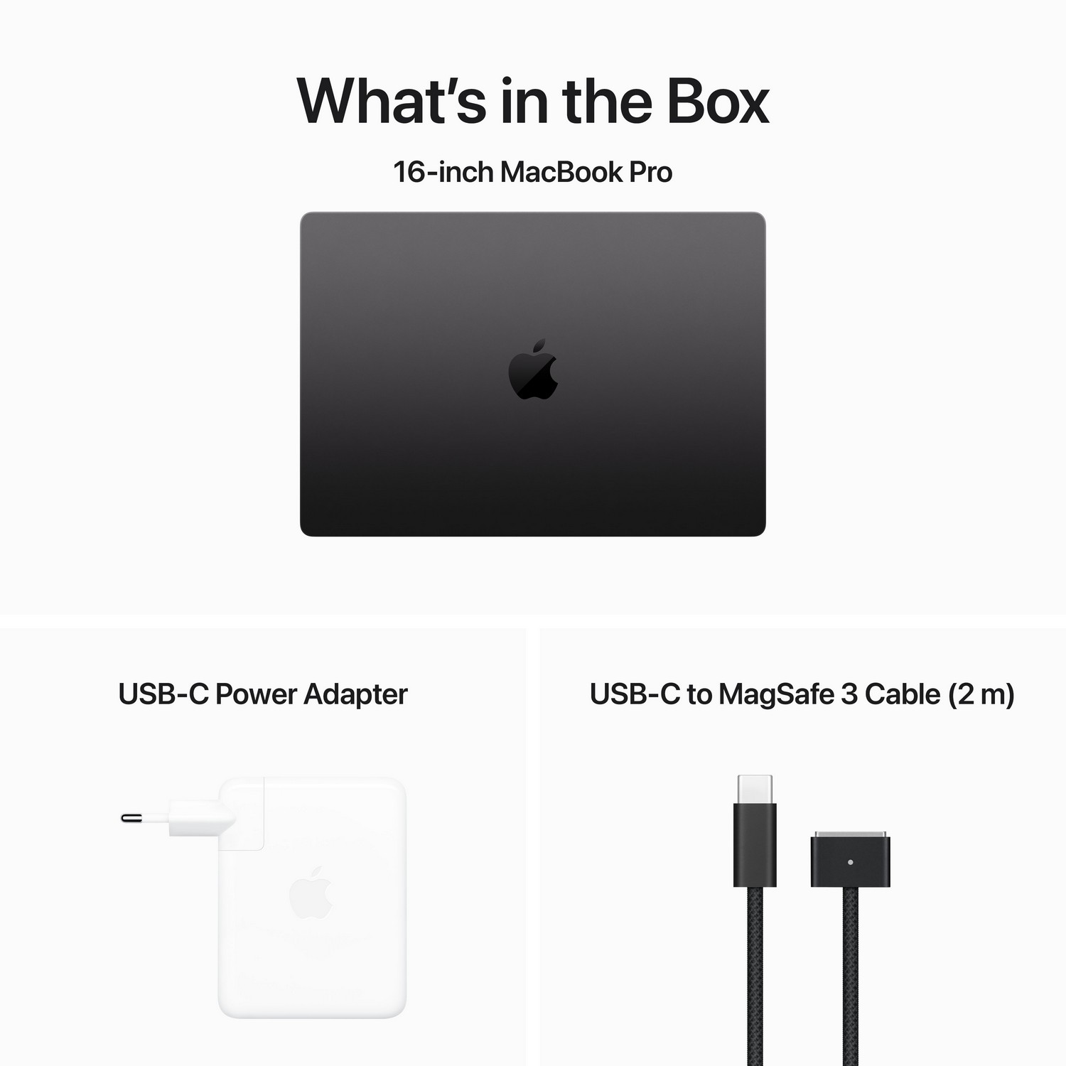 APPLE MacBook Pro 16" M3 Pro 512 GB Space Black QWERTY (MRW23)