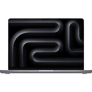 APPLE MacBook Pro 14 Zoll (2023), M3 Chip 8-Core und 10-Core GPU, 8 GB RAM, 1 TB SSD, 70W Power Adapter, Space Grau