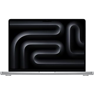 APPLE MacBook Pro 14 Zoll (2023), M3 Pro Chip 11-Core und 14-Core GPU, 18 GB RAM, 512 GB SSD, 70W Power Adapter, Silber