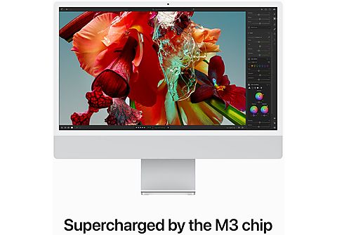 APPLE iMac 24" M3 256 GB Silver 2023 QWERTY (MQR93)