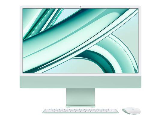 APPLE iMac (2023) M3 - Ordinateur tout-en-un (24 ", 256 GB SSD, Green)